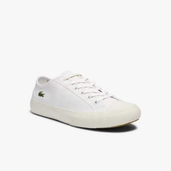 Lacoste Topskill Leather Sneakers Pánské - Tenisky Bílé / Šedé | CZ-mMN1pR